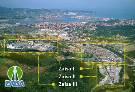 Distribución de los sectores de ZAISA